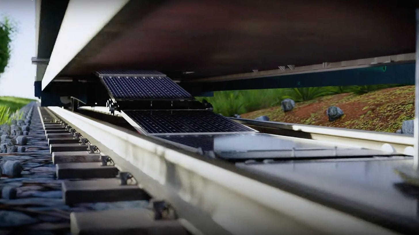 World’s first solar panel 'carpet' on railway tracks may generate electricity