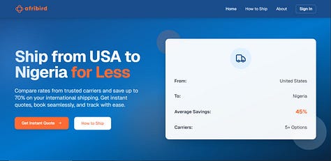The AfriBird Application