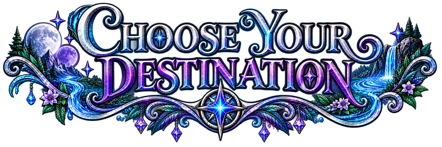 Choose your destination. Choose your destination.