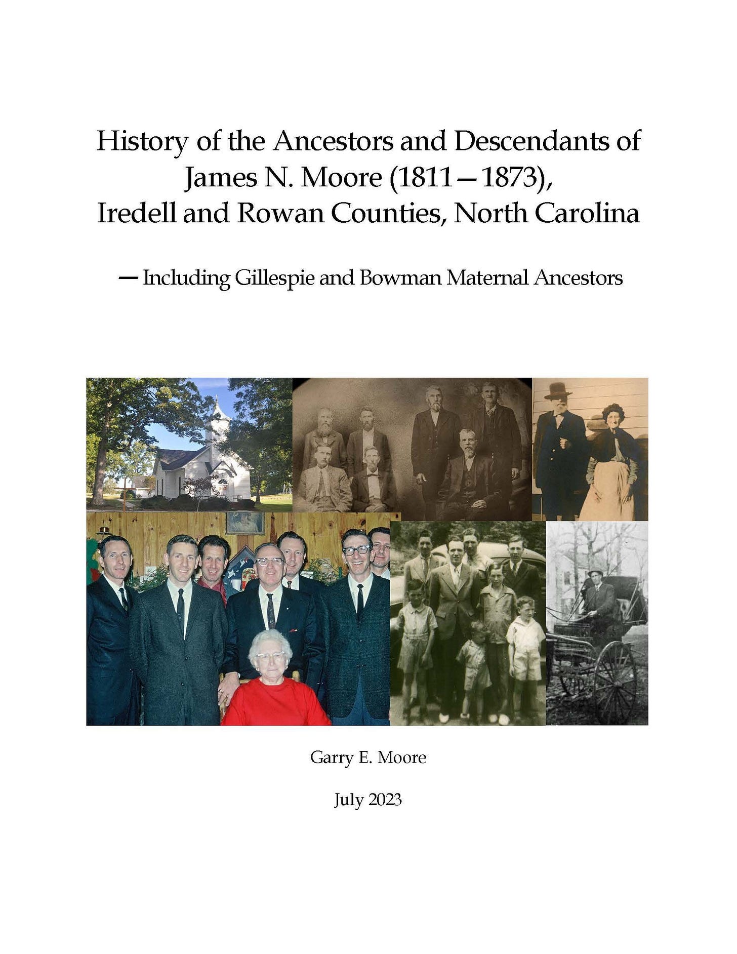 History of the Ancestors and Descendants of James N. Moore (1811-1873)
