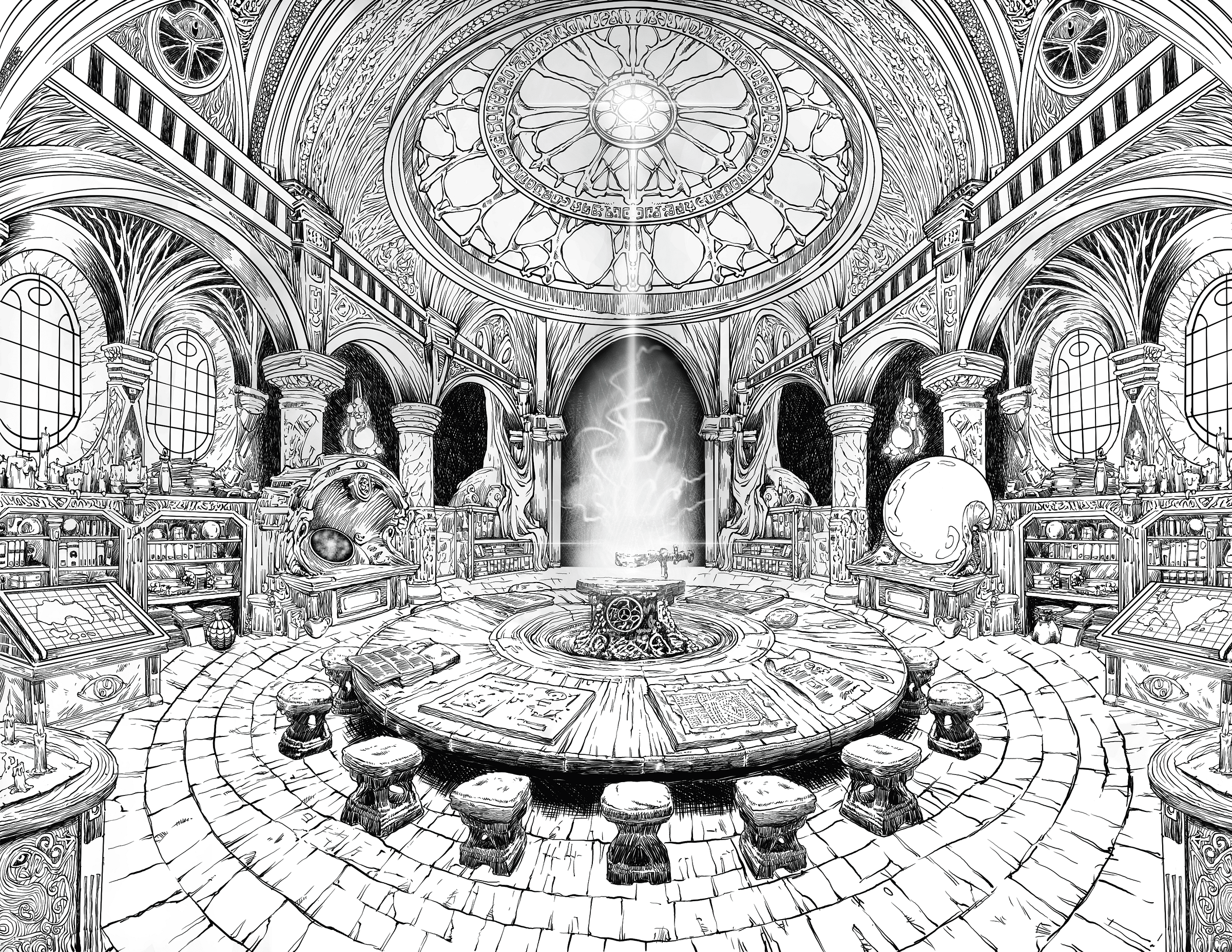 Jaime Buckley's World Creation Room Art