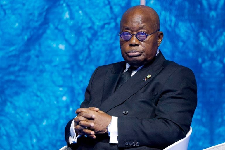 Ghana's President Nana Akufo-Addo Ghana's President Nana Akufo-Addo