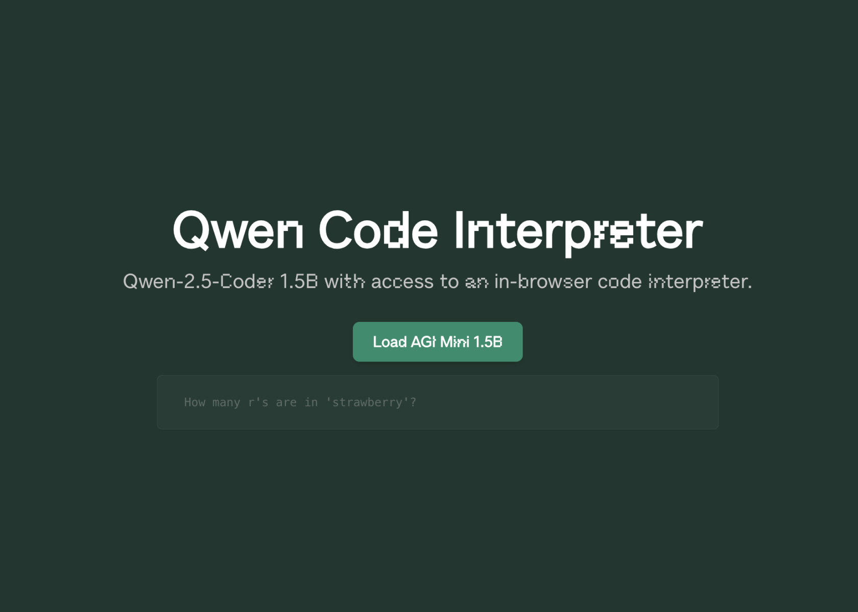 Edge AI makes waves: Qwen 2.5 Code Interpreter in your browser
