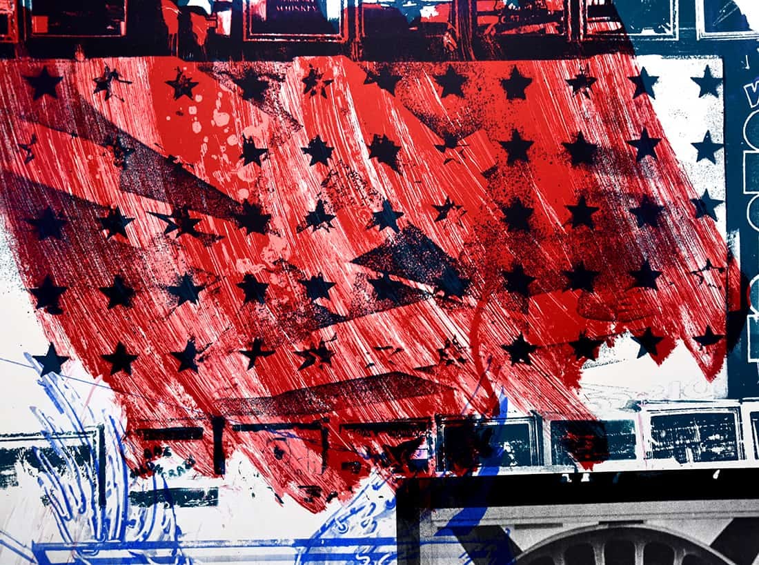 Robert Rauschenberg, People for the American Way, 1991, Lithograph