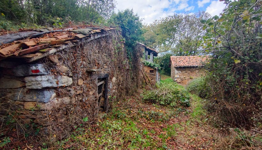 Antiguas casas abandonadas