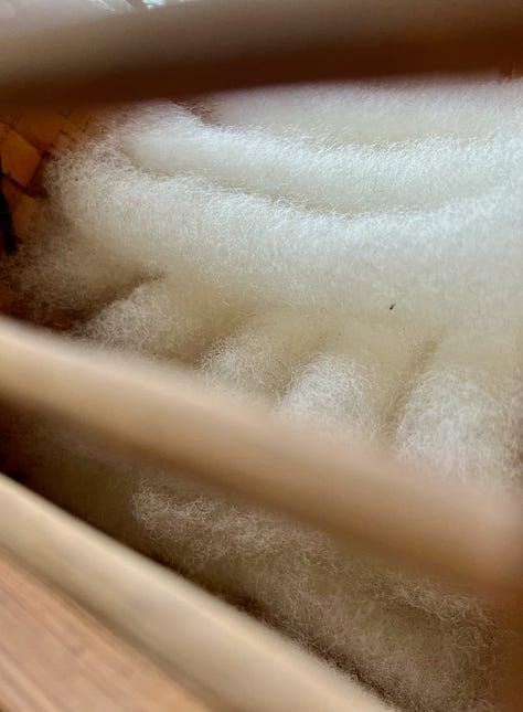 Images of spinning and wool