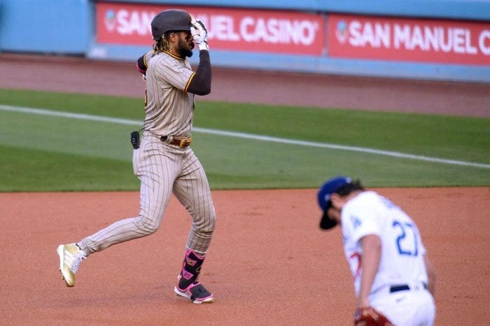Padres' Tatis Jr. pokes fun at Bauer after HRs, but Dodgers pitcher 'all  for it' - The Athletic