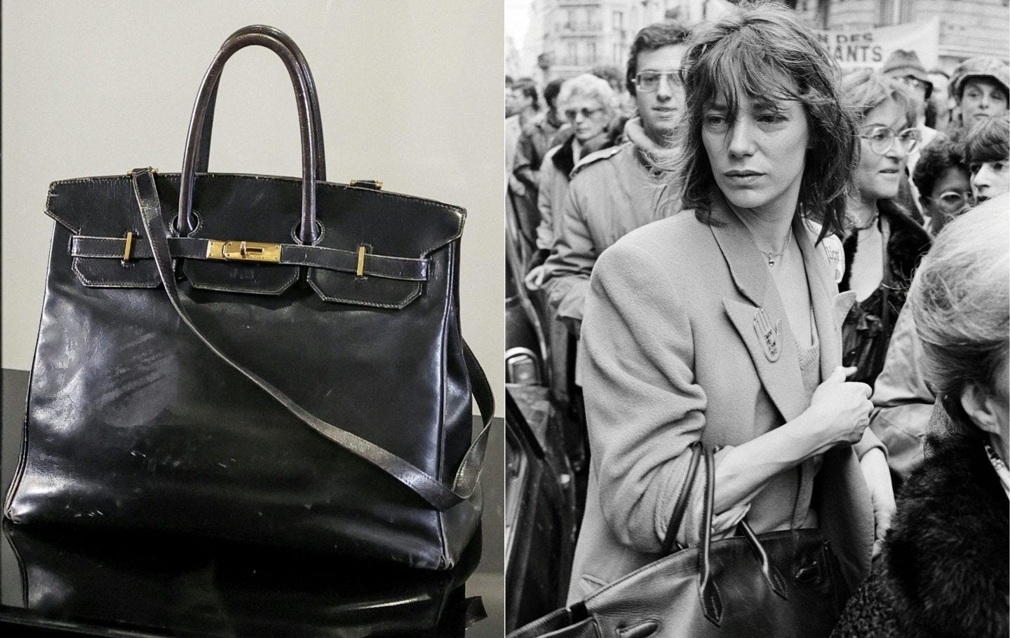 Jane Birkin's original Birkin bag breaks records with $10 million sale in  Paris auction | Fortune