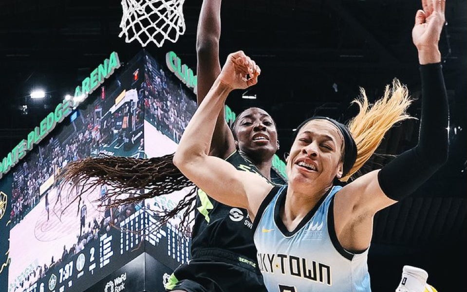Chennedy Carter & Angel Reese Shine in 88-84 Chicago Sky Win