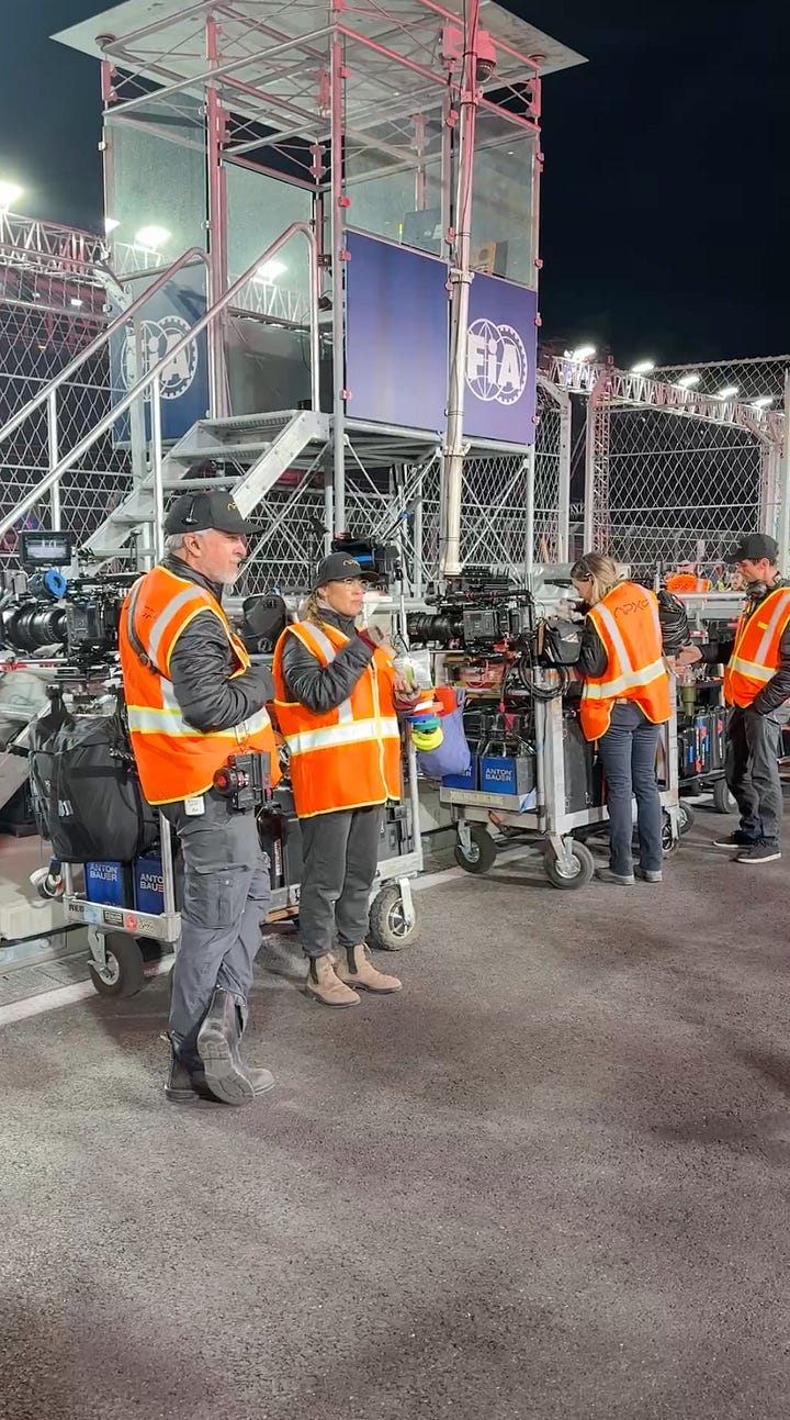 APEX Filming during the 2024 Las Vegas GP