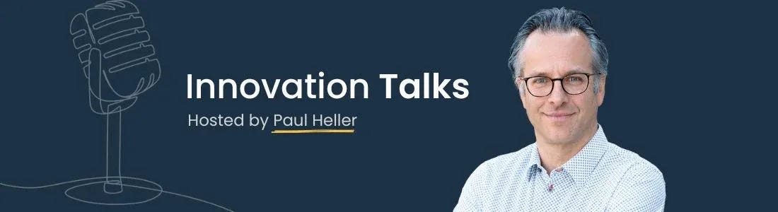 Innovation Talks podcast banner Innovation Talks podcast banner