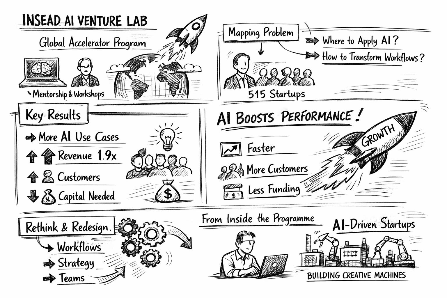 INSEAD AI Venture Lab Just Proved AI Can Grow Companies Faster