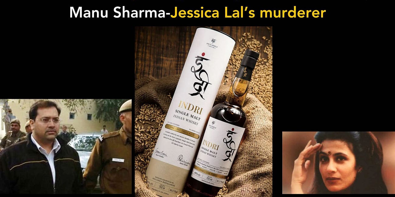 Jessica Lal's killer owns Indri - the fastest growing whiskey brand in the world