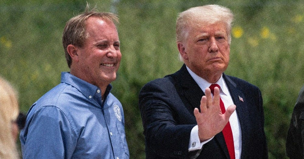 Texas AG defends Trump in embarrassing Mar-a-Lago brief