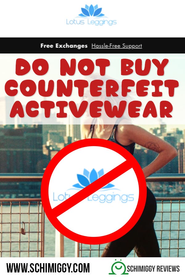 do not buy counterfeit activewear lotus leggings do not buy counterfeit activewear lotus leggings