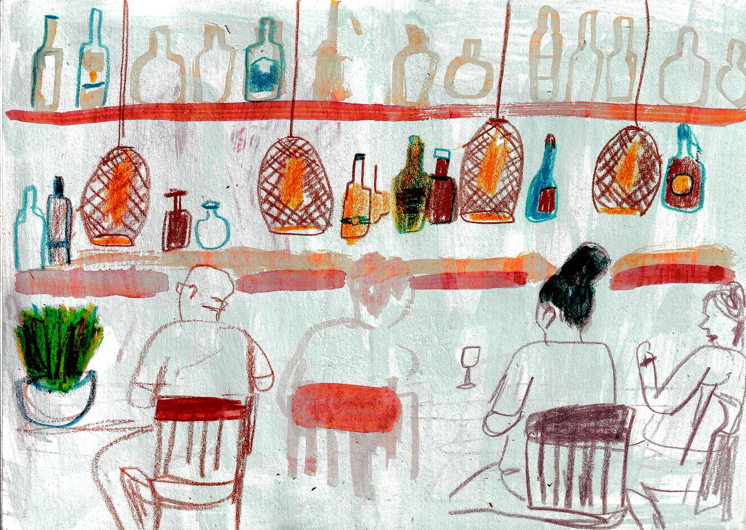 desta kitchen drawing by Beth Spencer