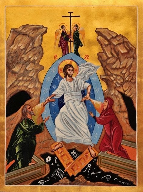 St. Stephen's Episcopal Church Oak Harbor : Anastasis, or, The Resurrection:  A Picture Sermon by the Rev. Mary Green