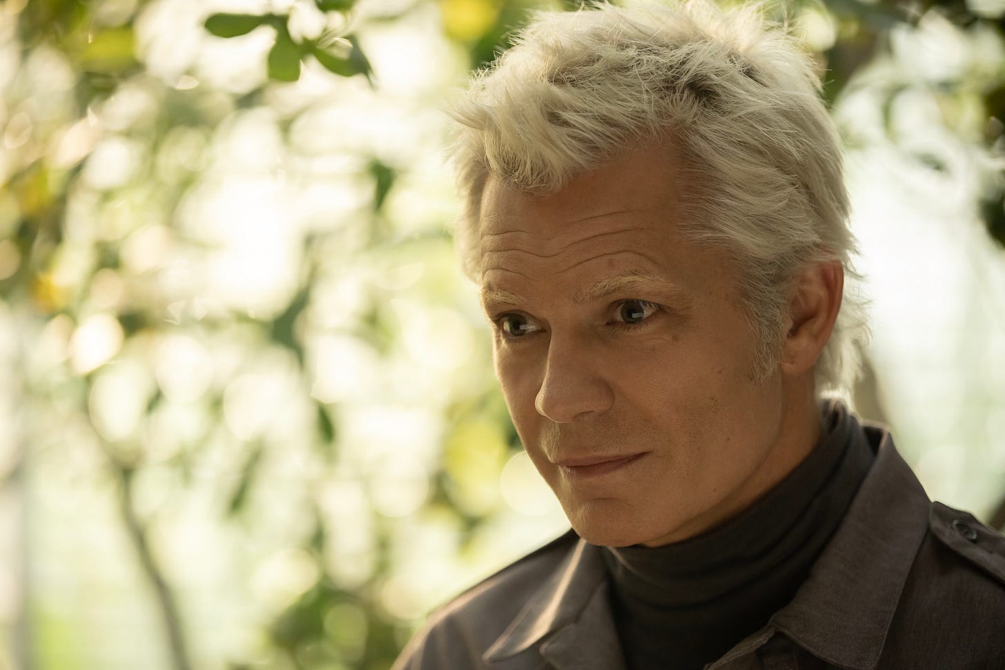 Timothy Olyphant as Kirsh in Alien: Earth Season 1, Episode 1 “Neverland.” Timothy Olyphant as Kirsh in Alien: Earth Season 1, Episode 1 “Neverland.”