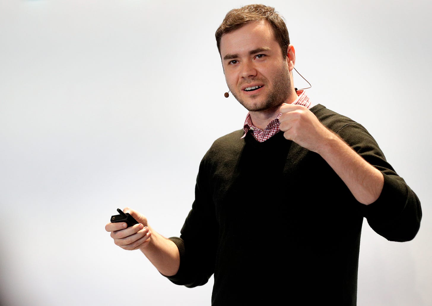 Andrej Karpathy Director of AI Tesla a keynote speaker at the Train AI conference at Pier 27 in San Francisco, Ca. on Thurs. May 10, 2018, (Photo By Michael Macor/The San Francisco Chronicle via Getty Images)