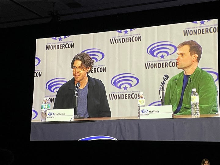 (L) Panel for "Fired on Mars" (R) Nate Sherman and Nick Vokey