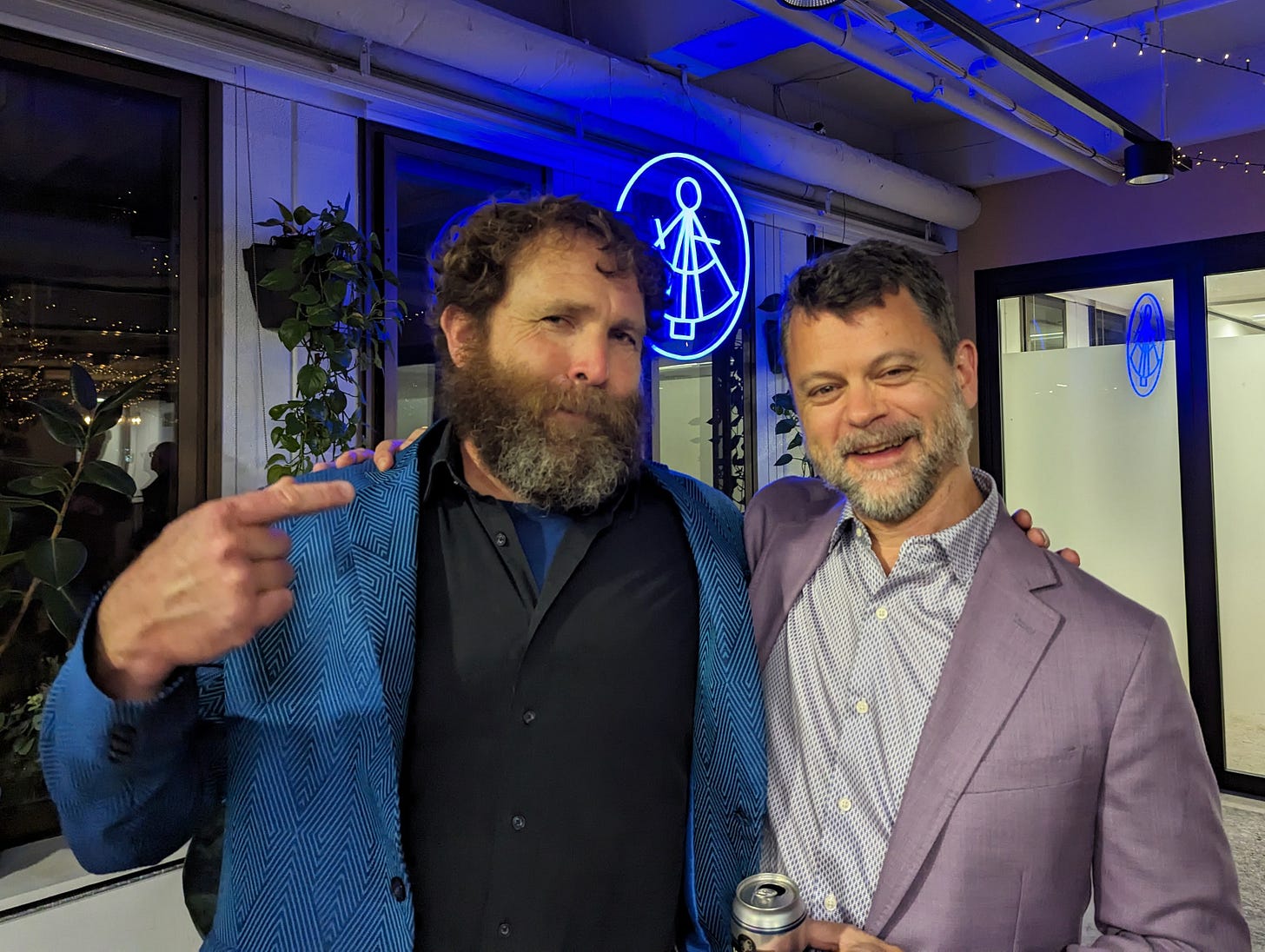 Energy nerds compare blazers and beards.
