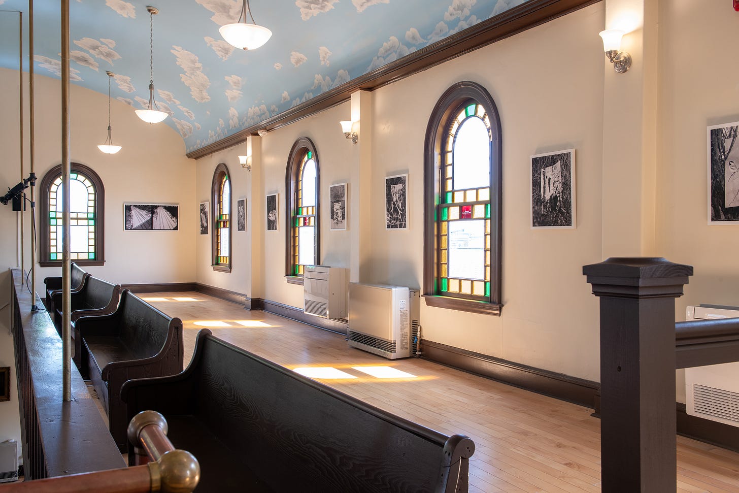 Installation of My Nature, photo credit Bret Woodard, courtesy Maine Jewish Museum