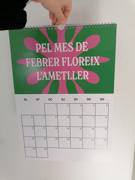 3 different calendar pages