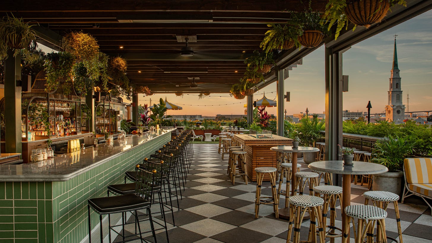 Peregrin Rooftop Bar | Perry Lane Hotel Savannah
