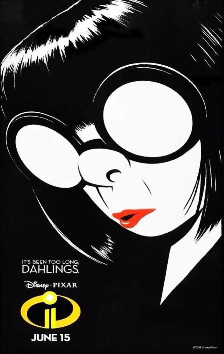 Latest "Incredibles" poster features the real star of the movie, Edna  ModeHelloGiggles