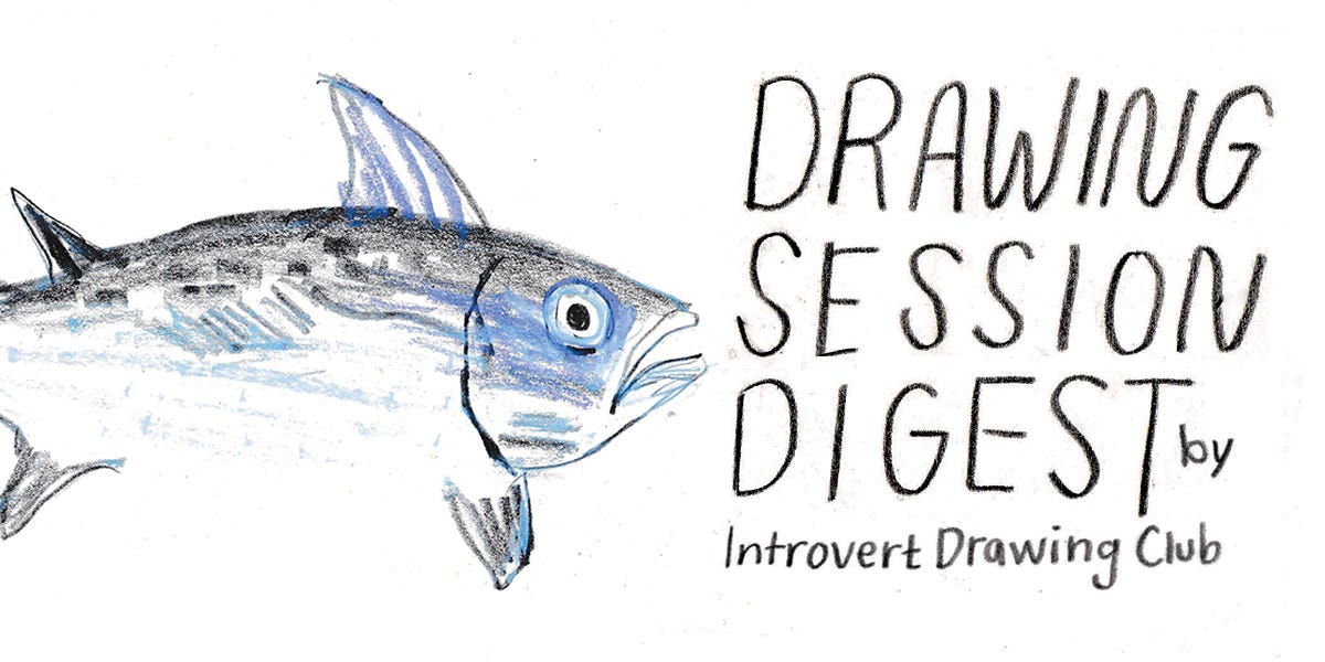 drawing session digest fish 
