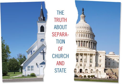 The Truth about Separation of Church and State | Beyond Positive Thinking The Truth about Separation of Church and State | Beyond Positive Thinking