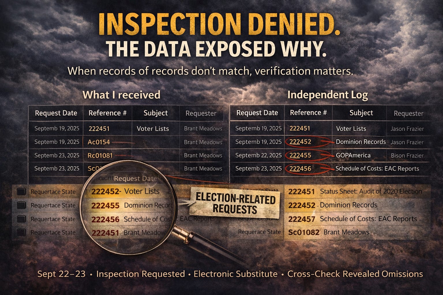 When Inspection Is Denied, the Records Tell the Story