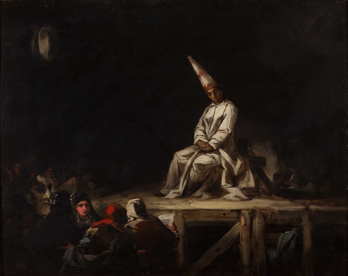 Auto-da-fé - Eugenio Lucas Velázquez — Google Arts & Culture