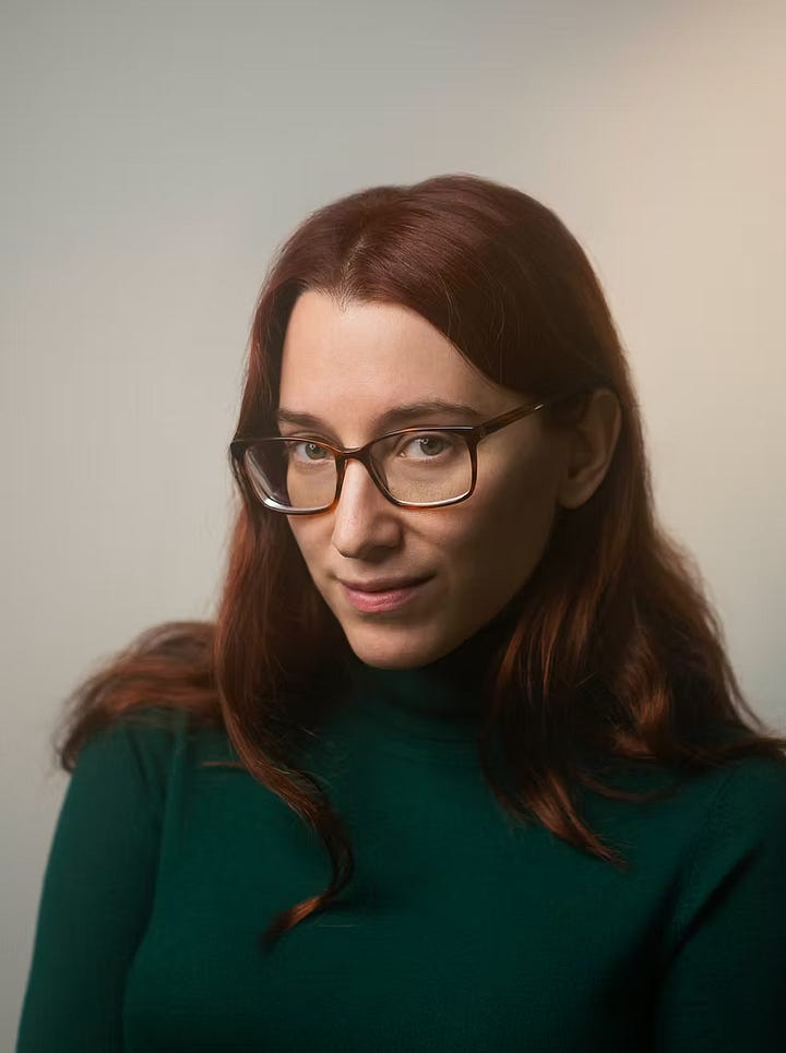 author headshot and book cover