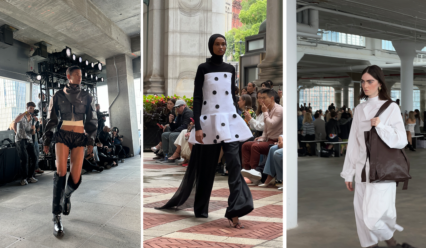 Models at NYFW