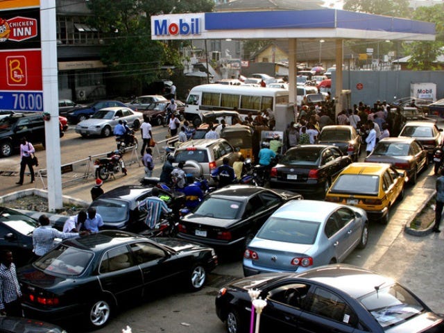 fuel queue