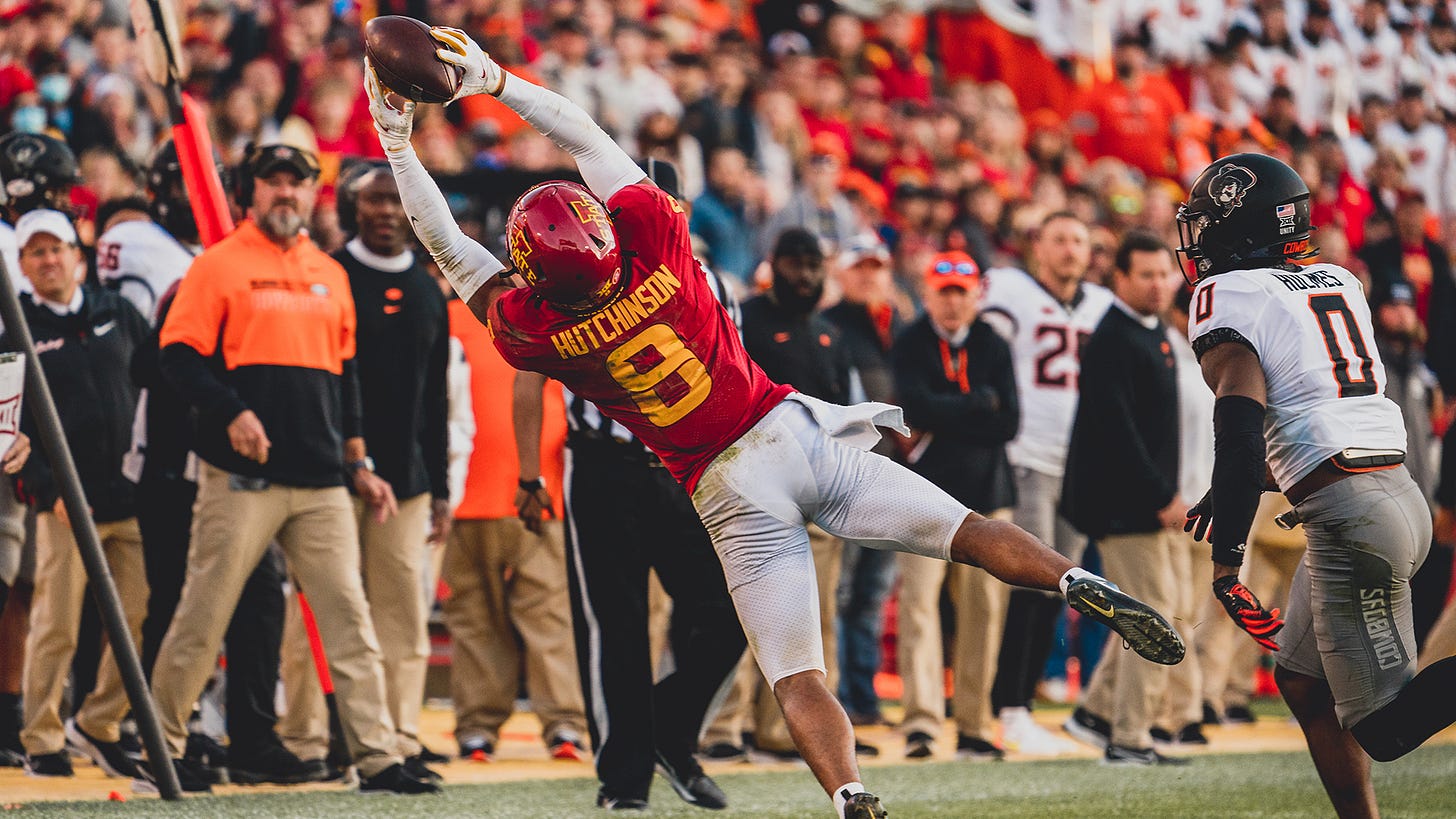 Xavier Hutchinson - Football - Iowa State University Athletics