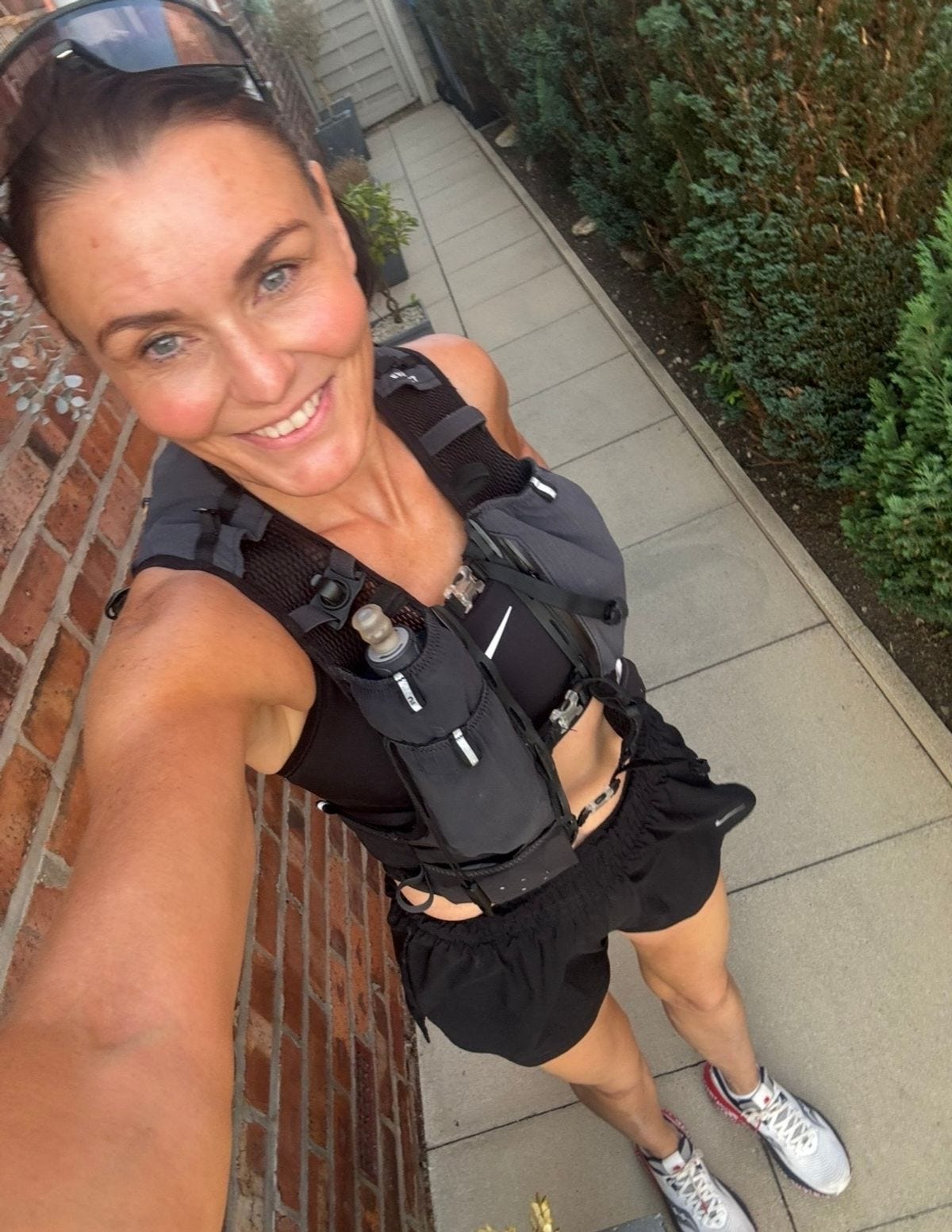 Her running journey started after her mother tragically died just the day before her wedding in 2011. 