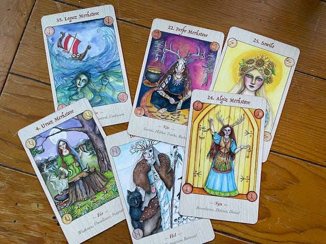 Nordic Goddesses Tarot - Major Arcana Insights - Tarot Cards Deck Divination