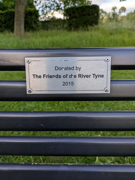A selection of benches located around the town.