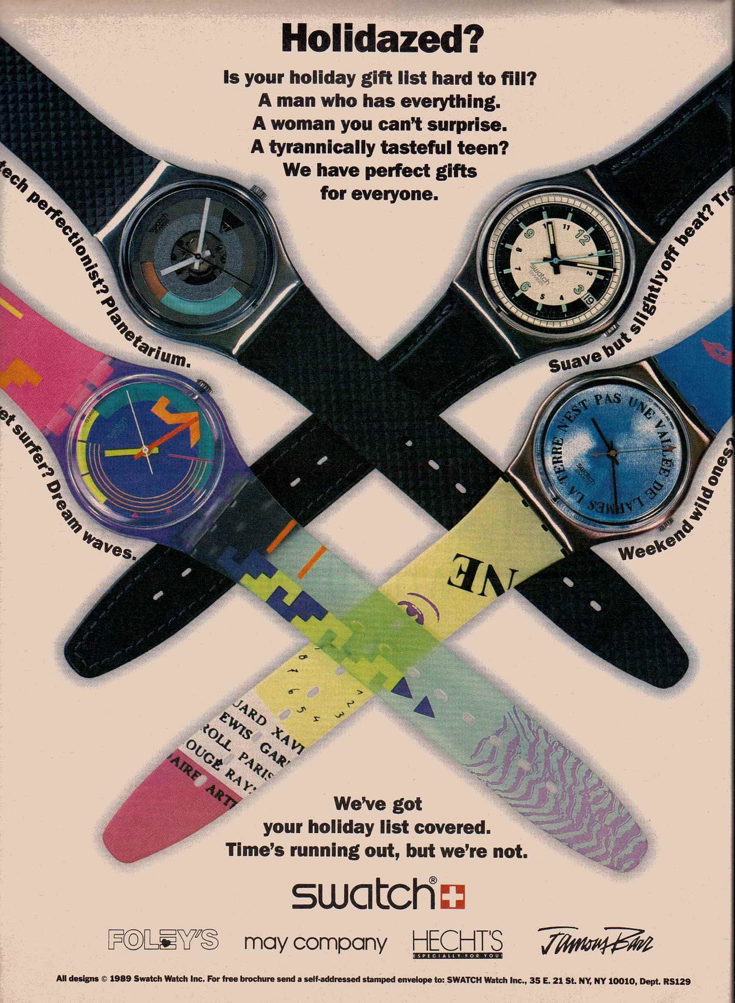 An Old Swatch Watch Poster