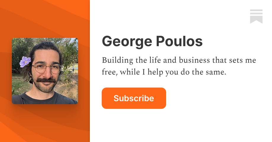 The George Poulos Newsletter | Substack