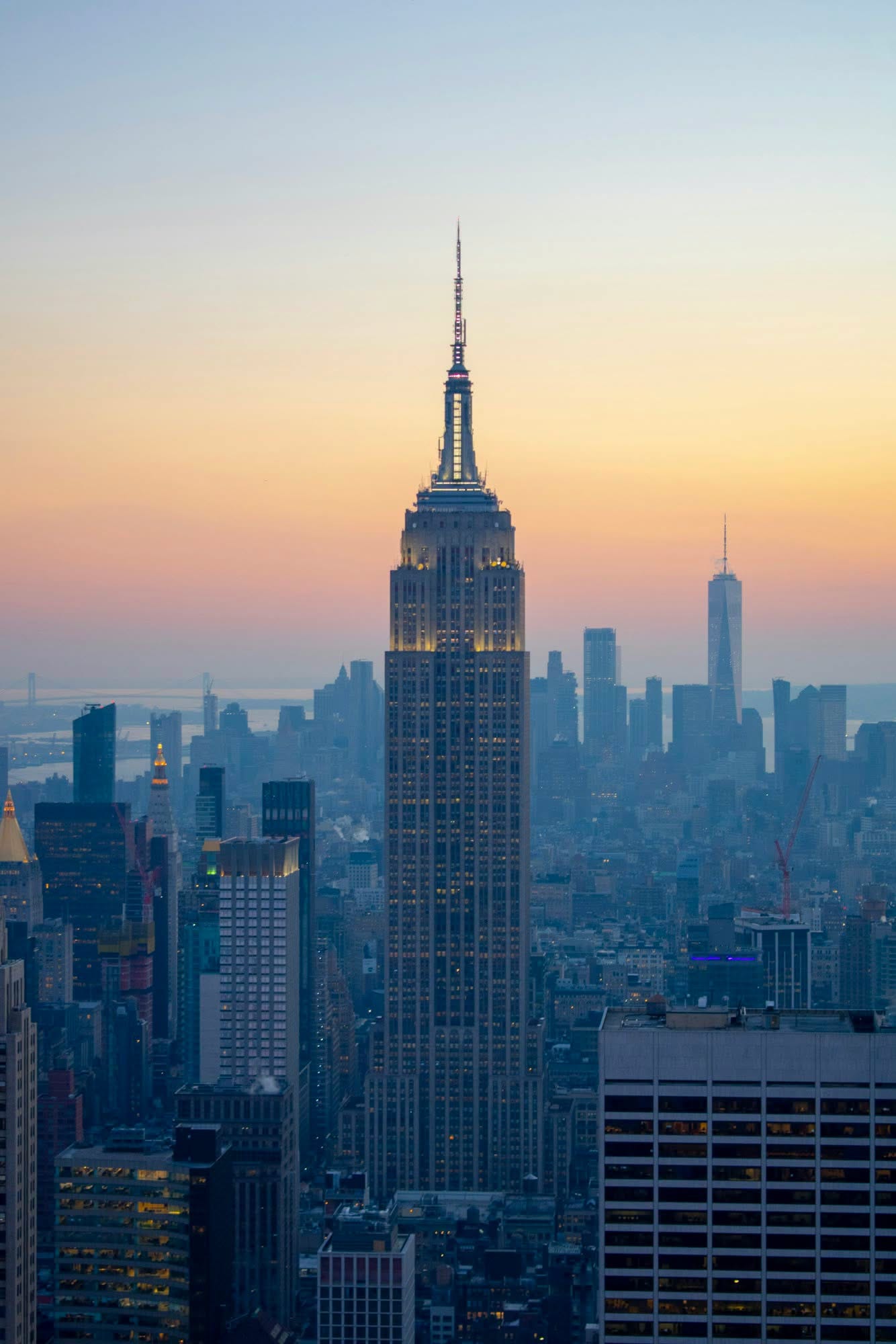 May be an image of twilight and skyscraper