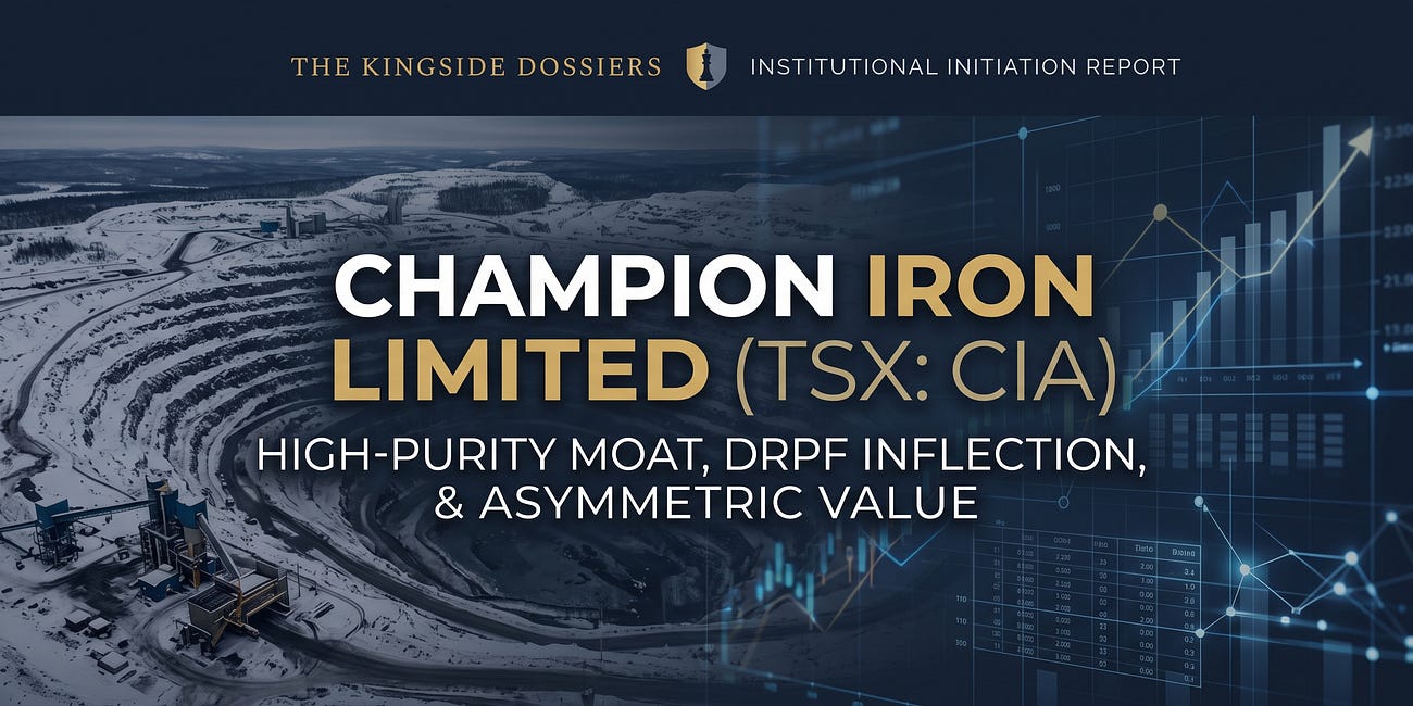 Champion Iron Limited (TSX: CIA) — High-Purity Moat, DRPF Inflection, and Asymmetric Value