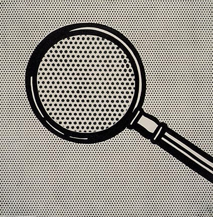 Magnifying glass, 1963 - Roy Lichtenstein