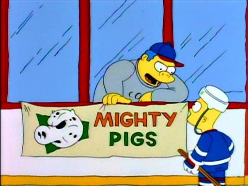 Mighty Pigs | Simpsons Wiki | Fandom Mighty Pigs | Simpsons Wiki | Fandom