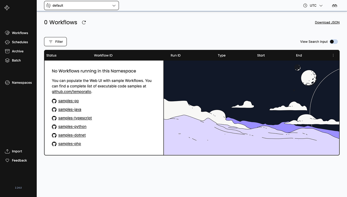 Empty Admin UI Screenshot - It works