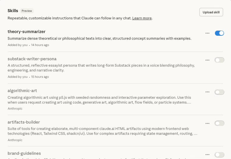 Claude Skills: The Functionalization of Language
