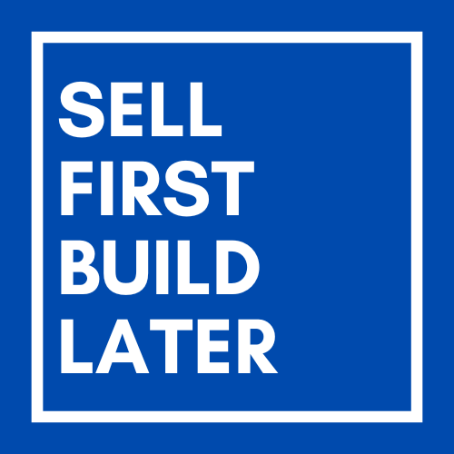 Sell First Build Later logo