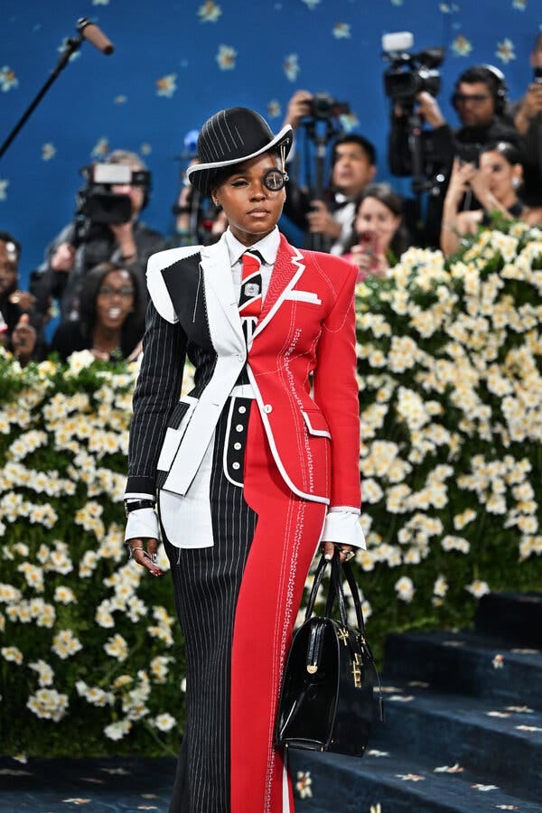 Janelle Monáe Is a 'Time-Traveling Dandy' at the Met Gala - The New York  Times
